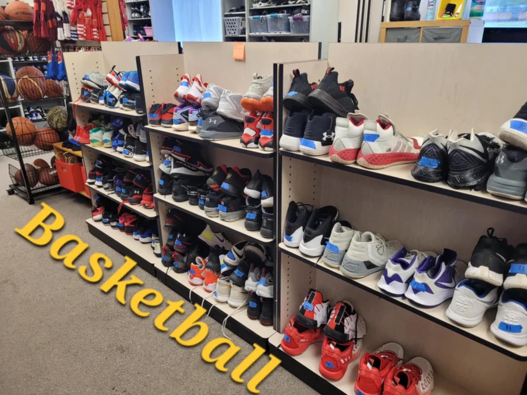 The OC Locker Room sports equipment store